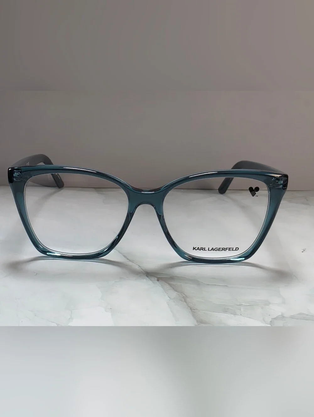 Karl Lagerfeld KL6050 425 Blue Transparent Cat Eye Eyeglasses
